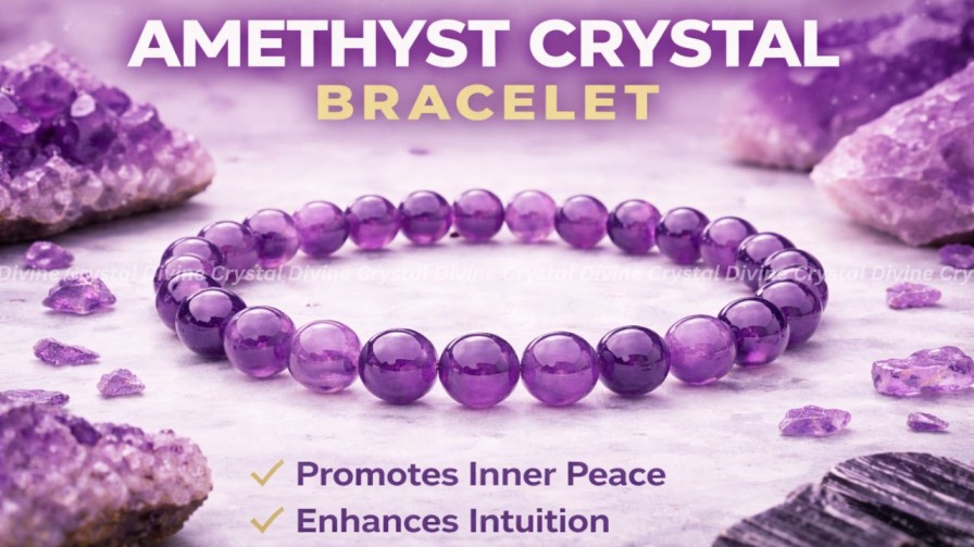 Amethyst Crystal Bracelet