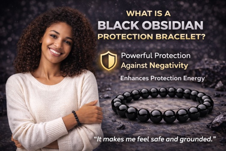 Black Obsidian Protection Bracelet