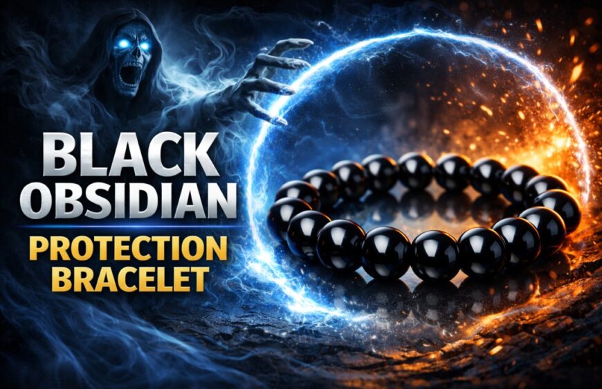 Black Obsidian Protection Bracelet1155