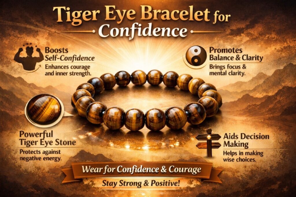 Tiger Eye Bracelet for Confidence
