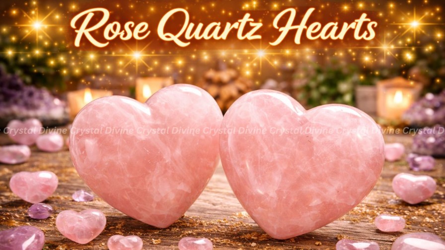 Rose Quartz Heart