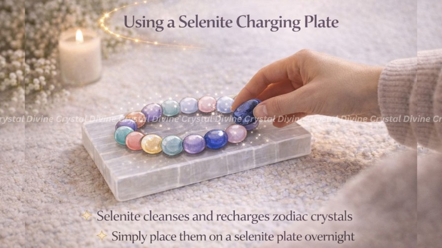 Selenite Chaging Plate