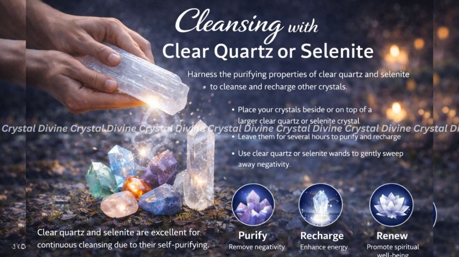 How to Cleanse Crystals at Home