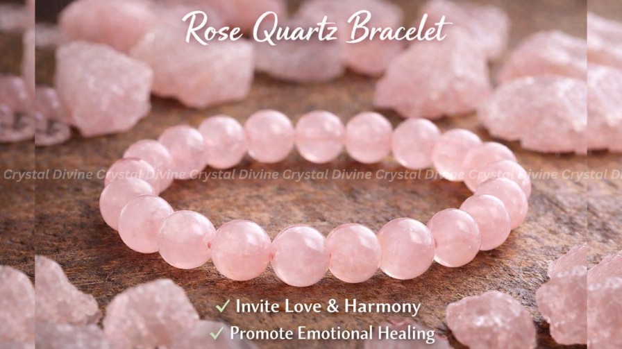 Rose quartz Crystal Bracelet