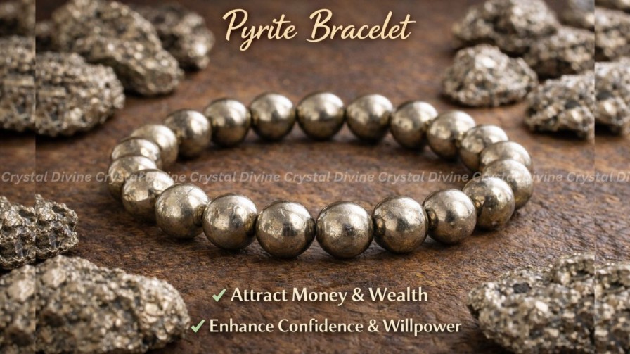 Pyrite Crystal Bracelet