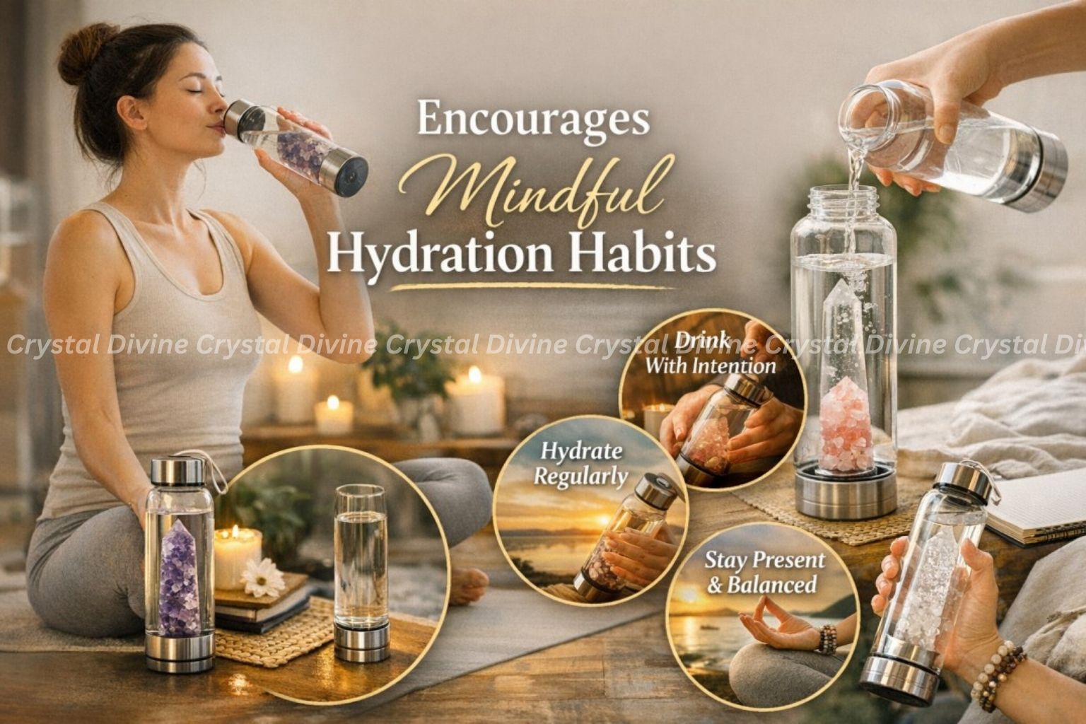 Luxury Crystal Water Bottles