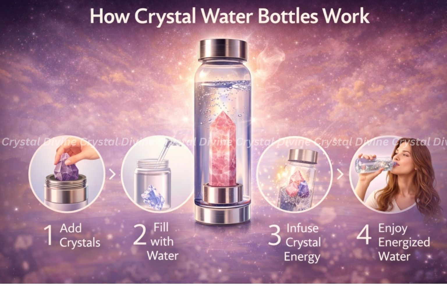 Luxury Crystal Water Bottles