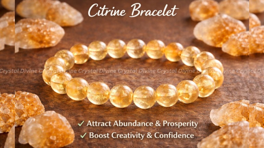 Citrin Crystal Bracelet