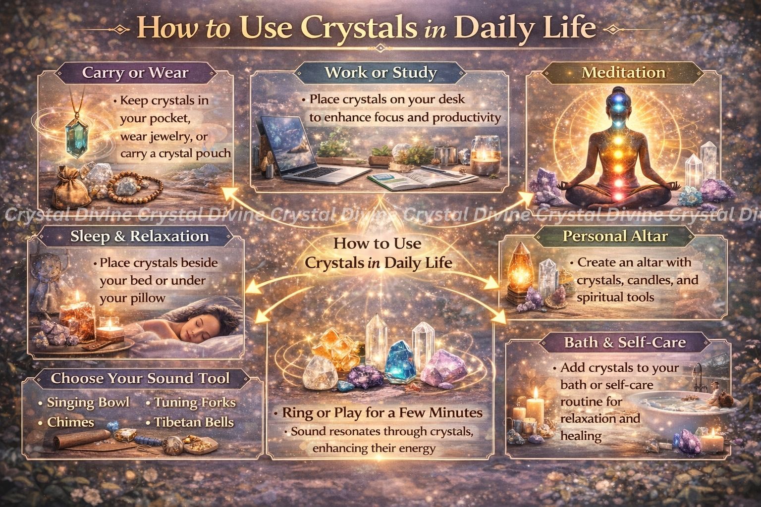 how to use crystal