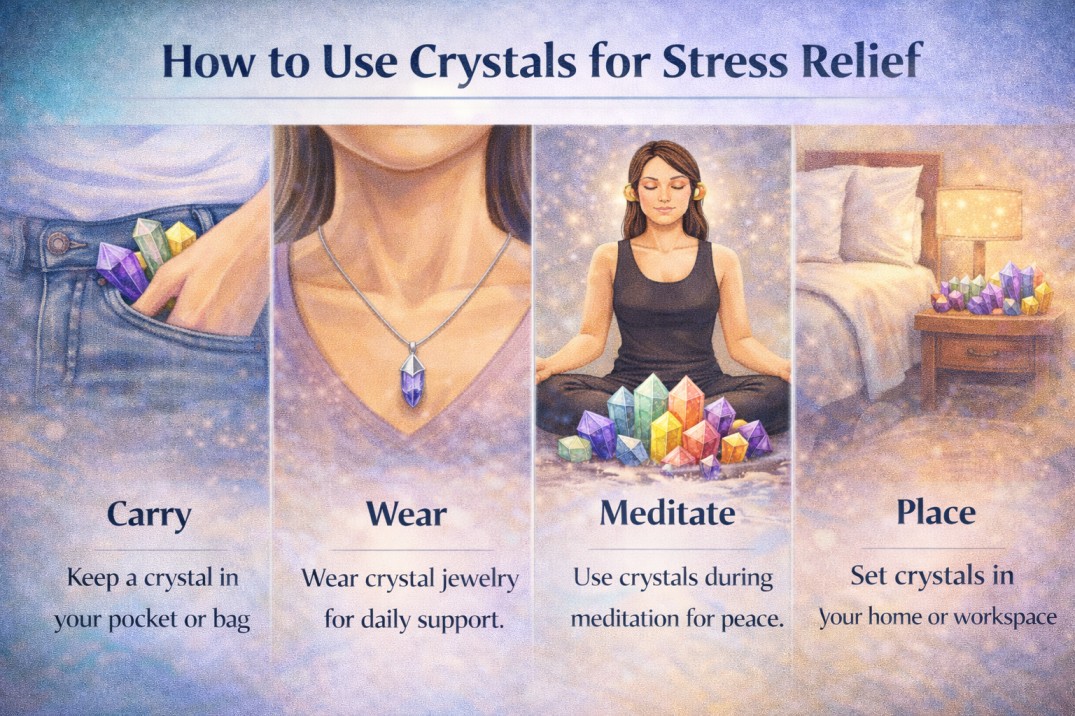 Crystals for Stress Relief