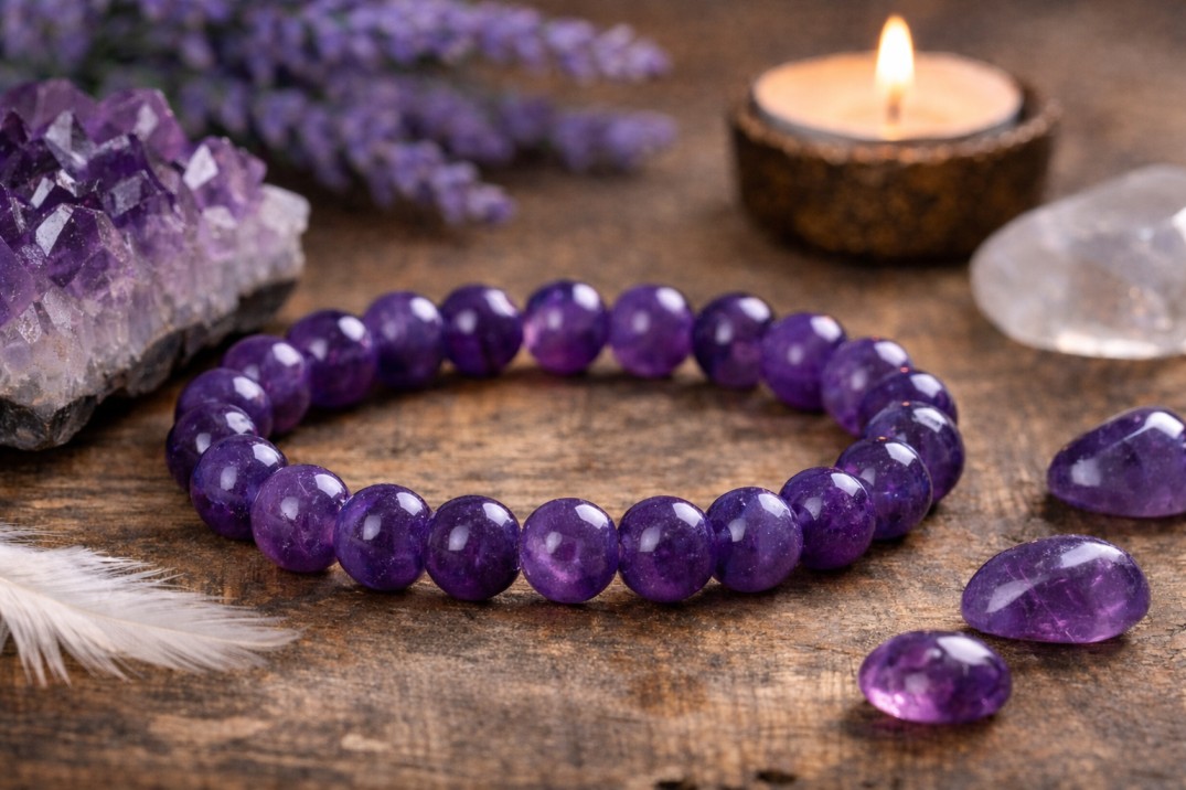 Amethyst Crystal Bracelet