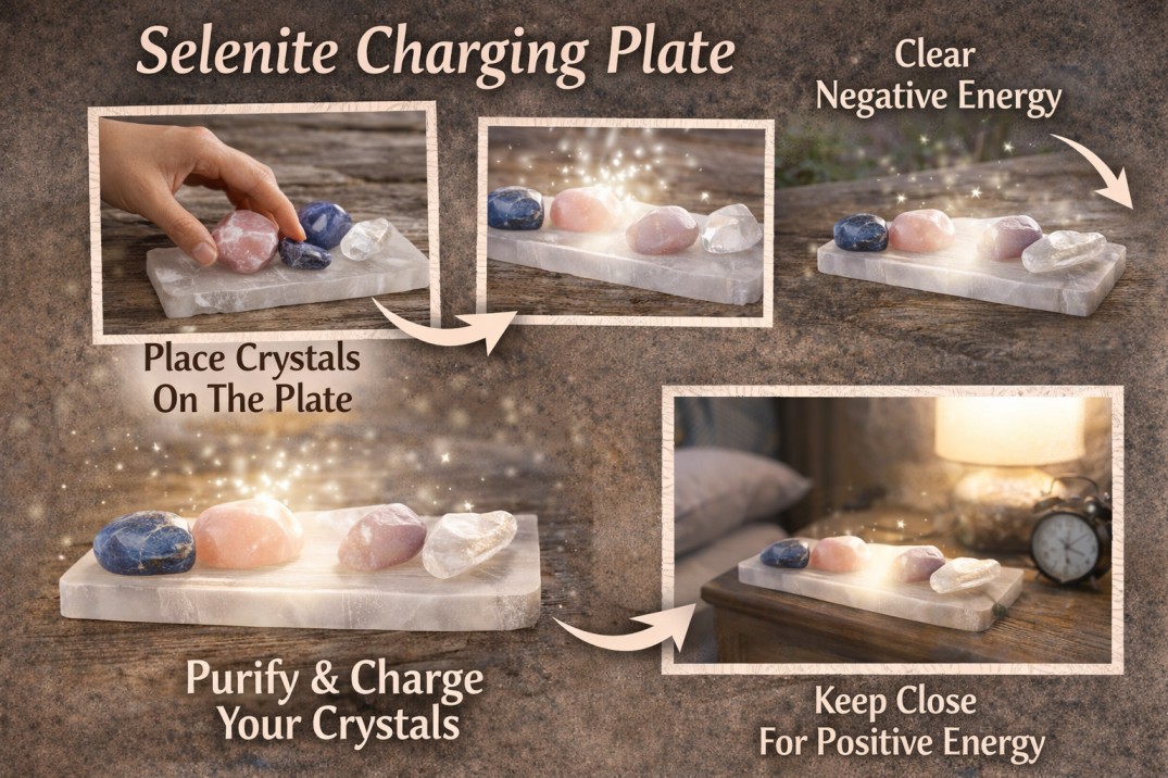 Selenite Charging Plate