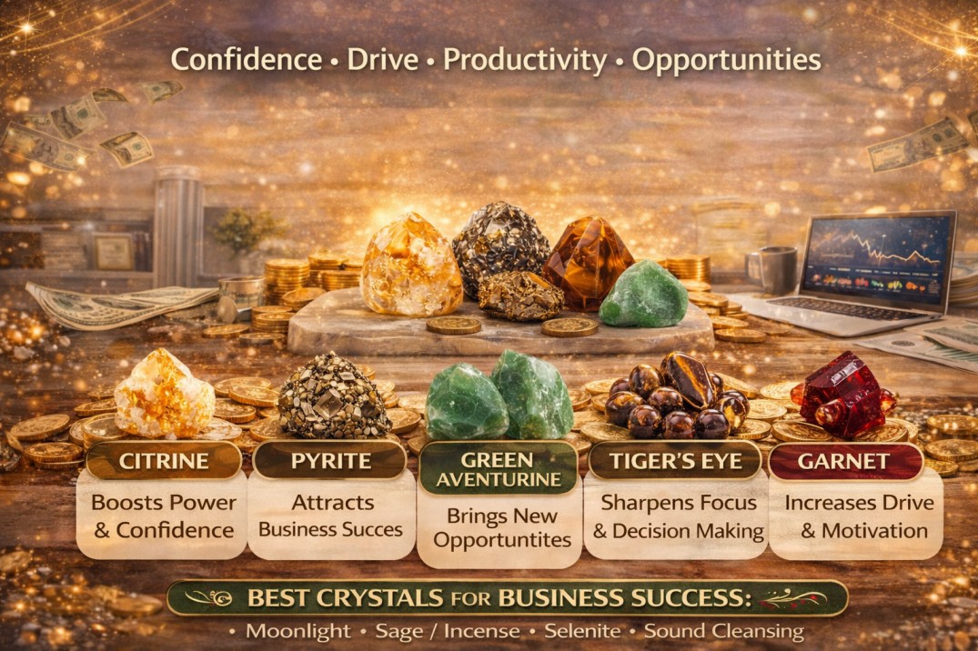 Healing Crystals for Money & Wealth