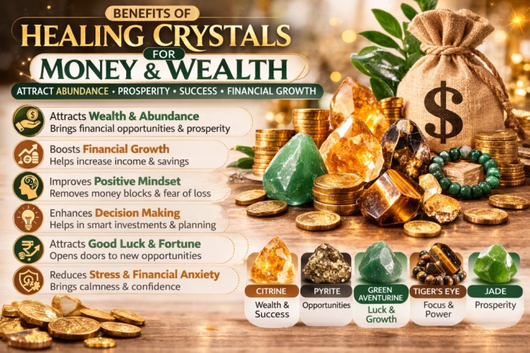 Healing Crystals for Money & Wealth