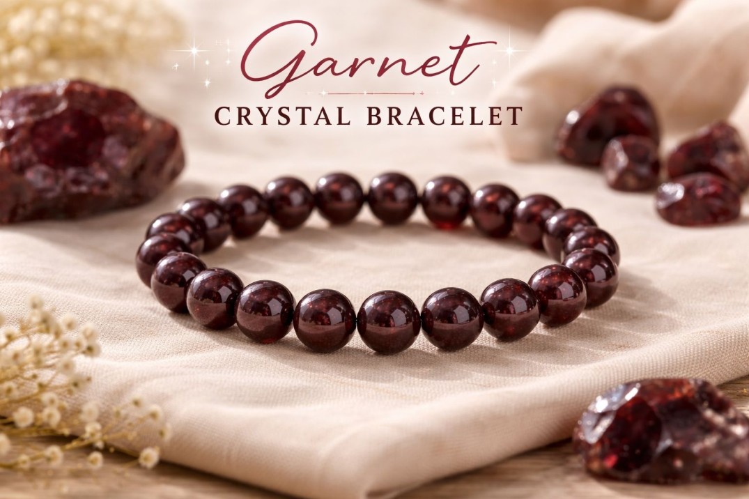 Garnet Crystal Bracelet