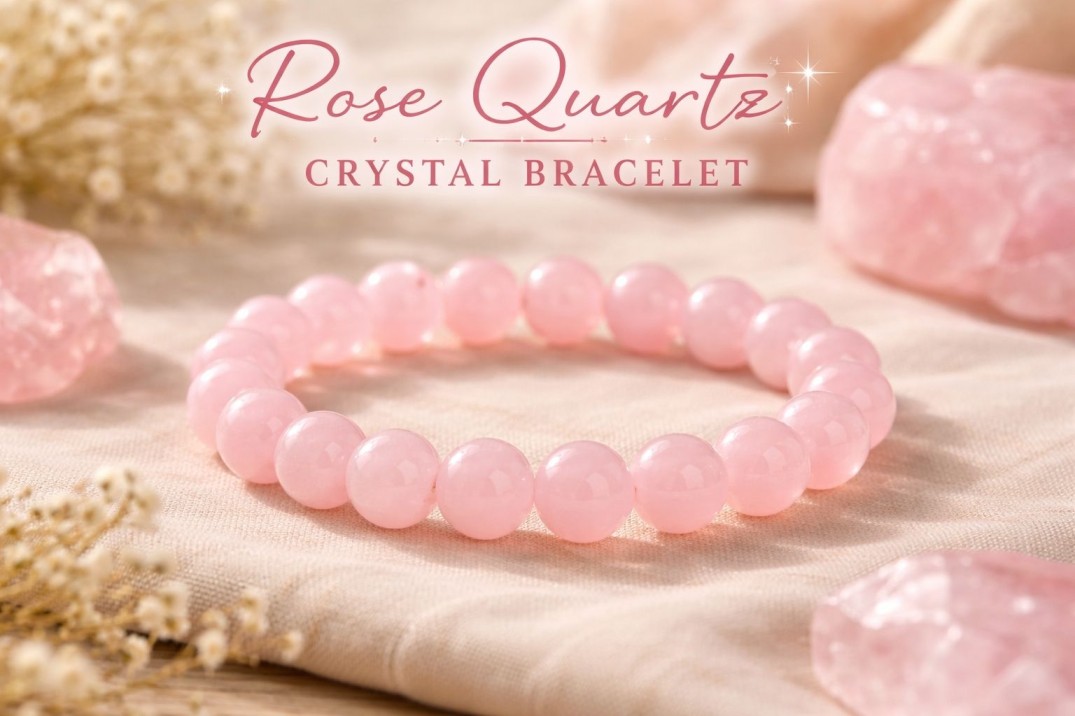 Rose Quartz Crystal Bracelet