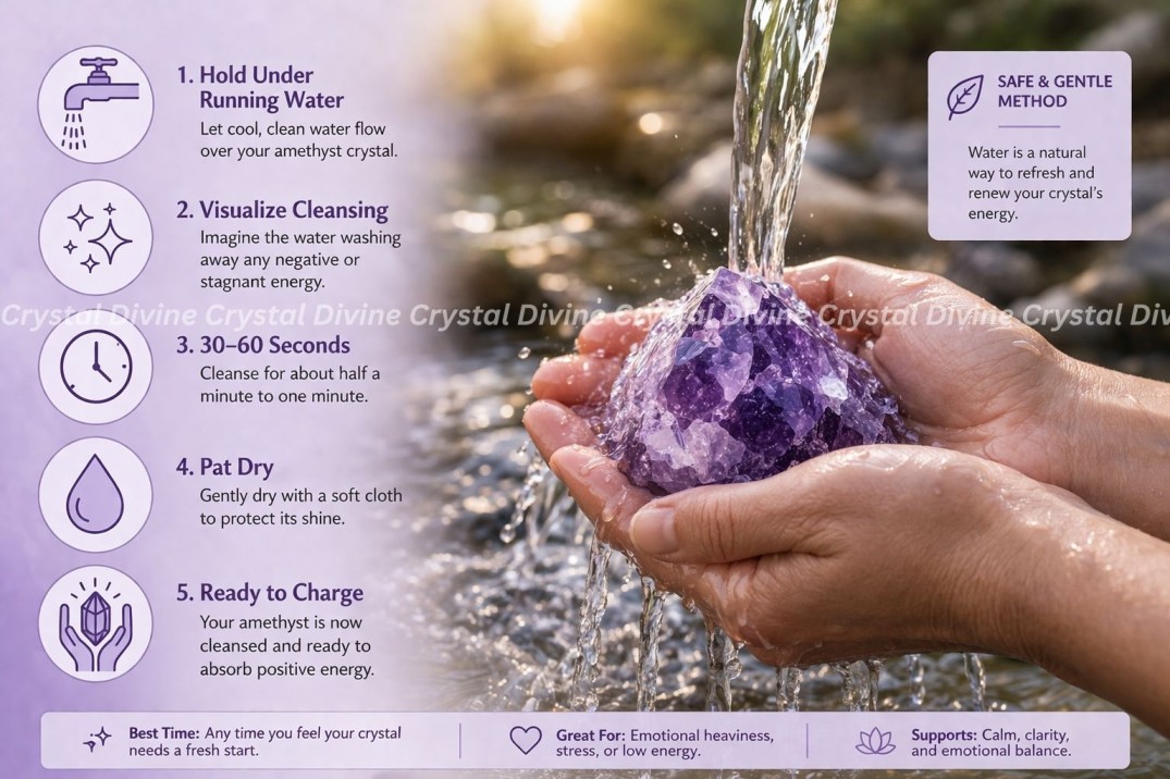 Cleanse with Running Water