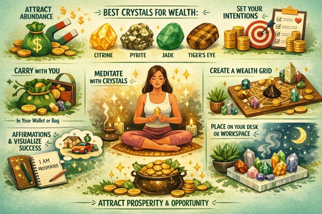 Best Crystals for Attracting Money and Wealth
