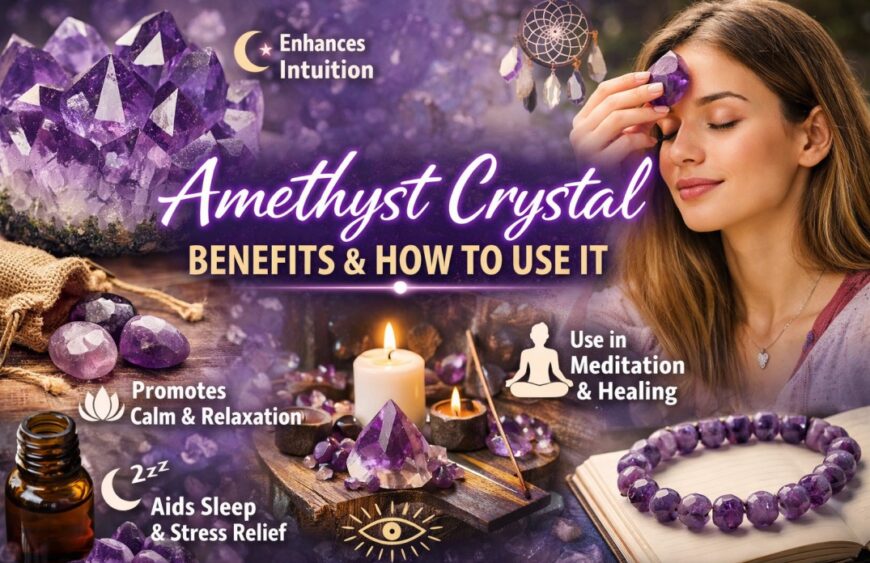 Amethyst Crystal Benefits and How to Use It