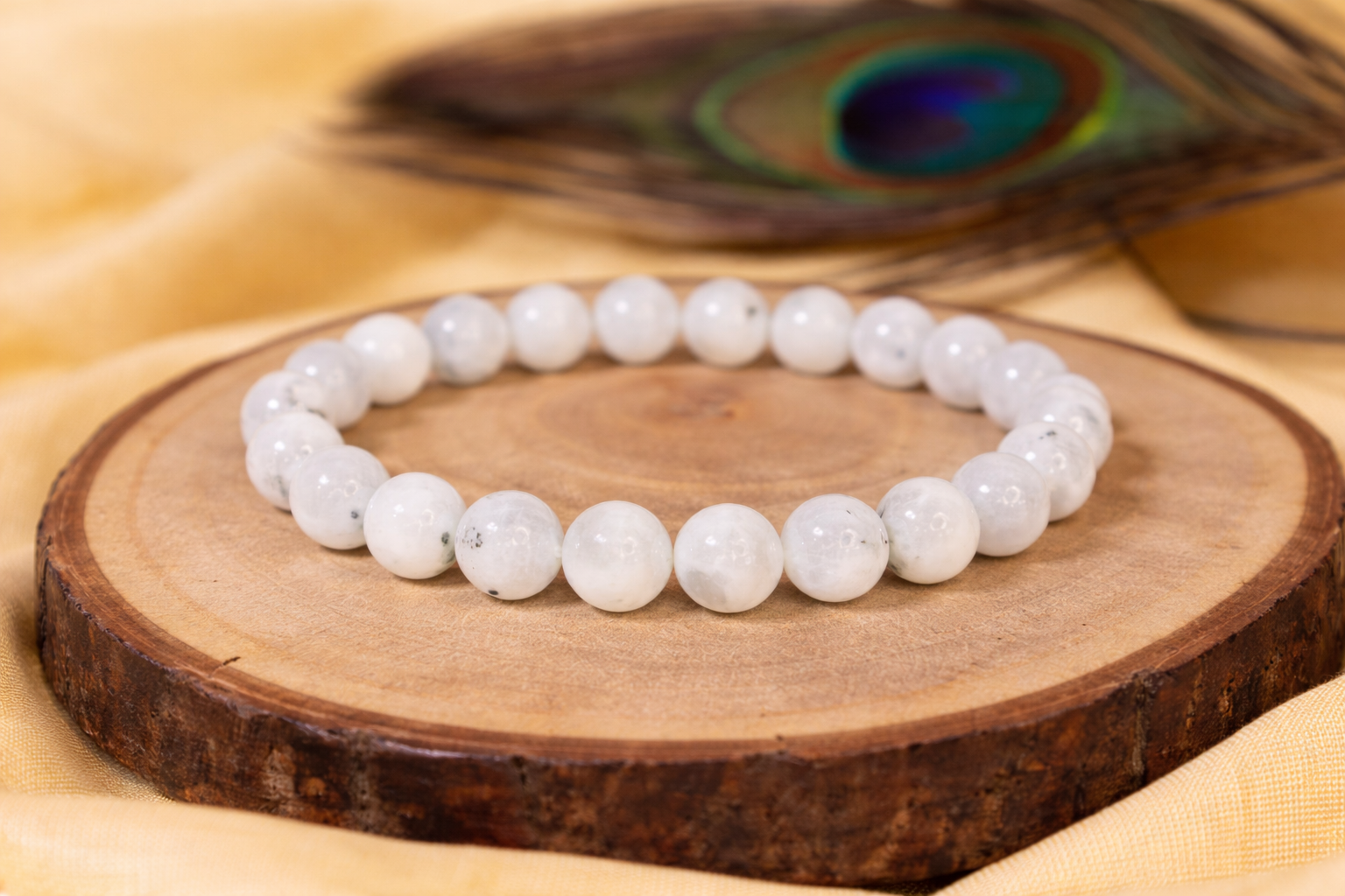 Rainbow Moonstone Bracelet