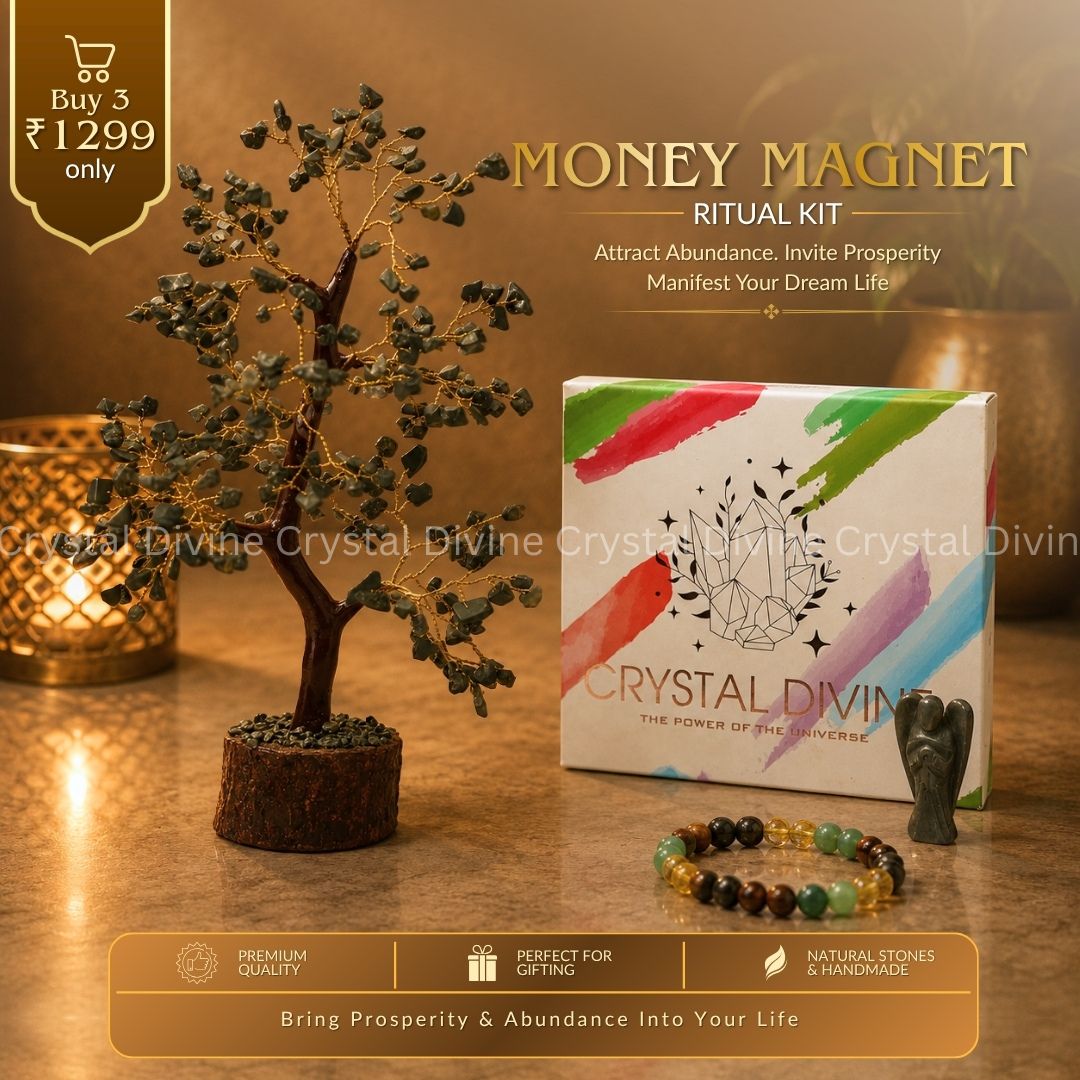 Money Magnet Ritual Kit (Pyrite, Citrine, Aventurine)