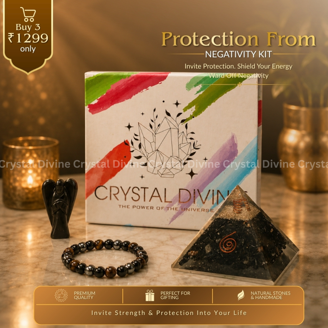 Protection From Negativity Kit ( Tiger Eye, Black Tourmaline, Hematite )