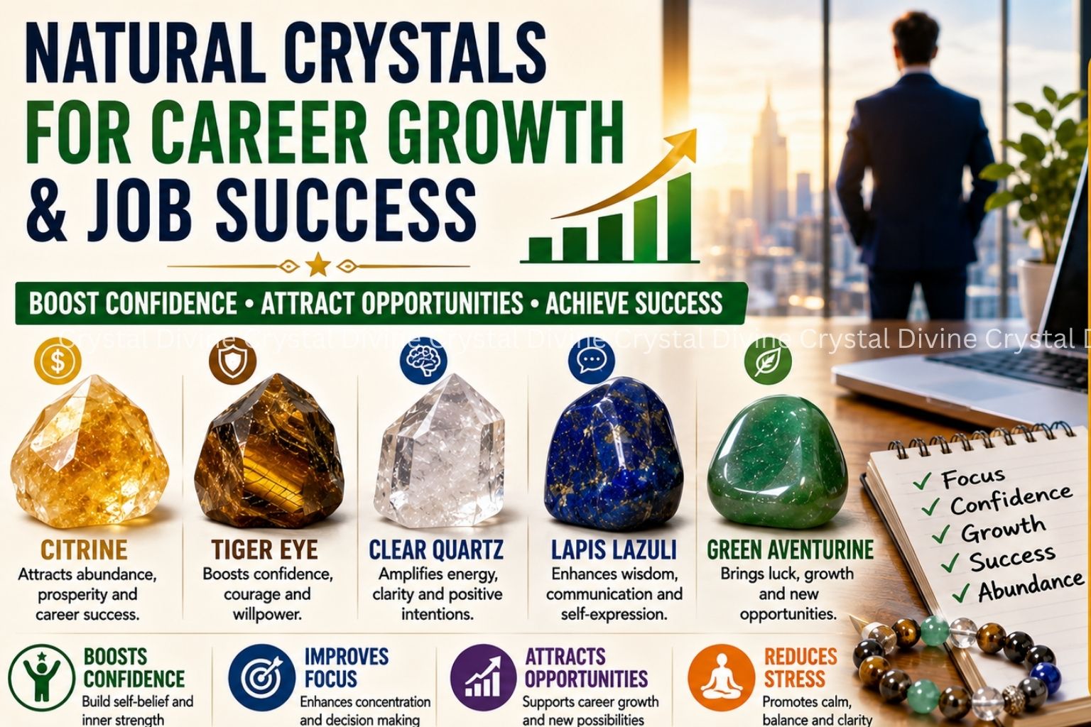 Best Crystals for Career Growth & Job Success