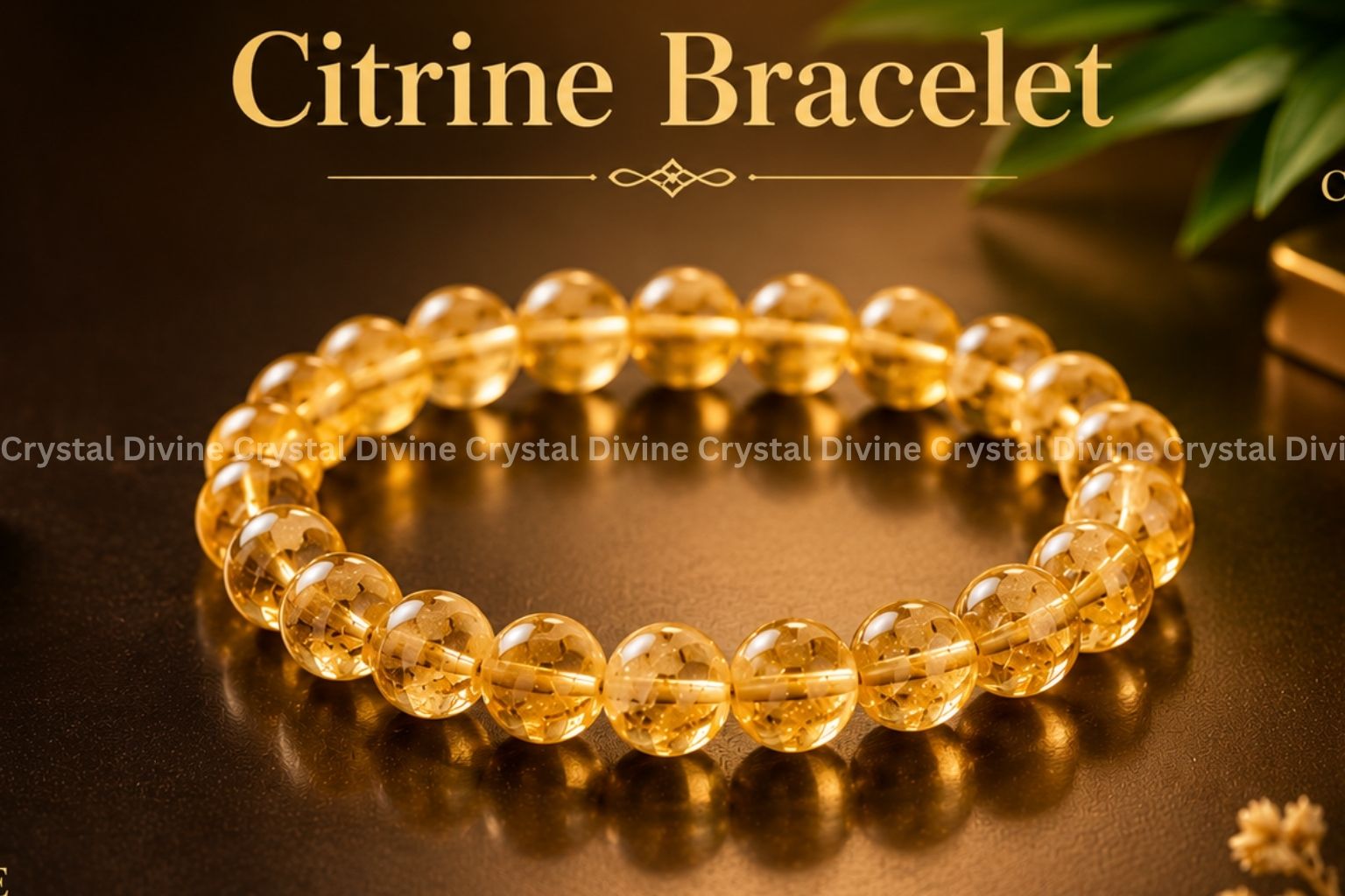 Citrine Crystal Bracelet