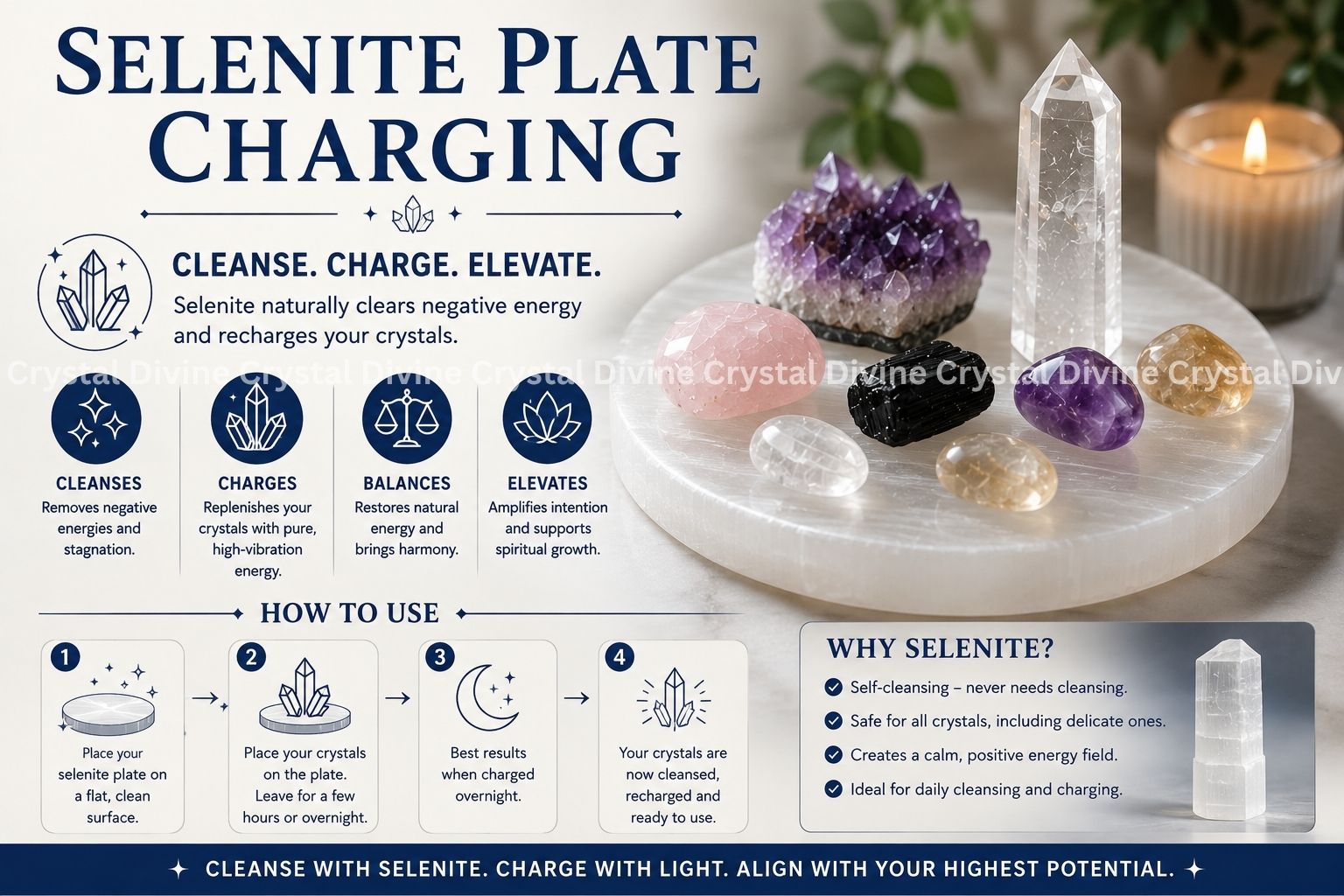 Selenite Crystal Charging