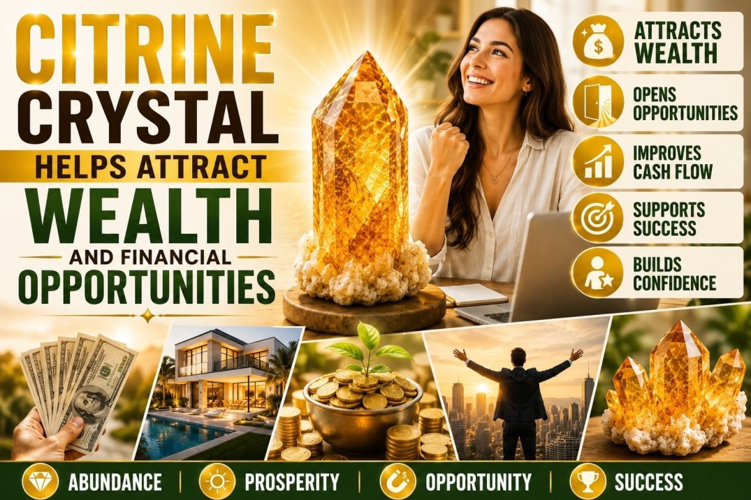 Citrine Crystal for Money Benefits and Uses