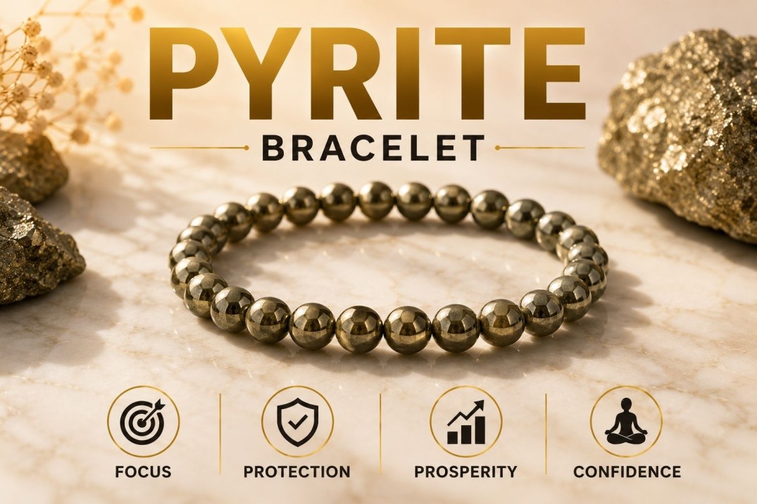 Pyrite Crystal Bracelet
