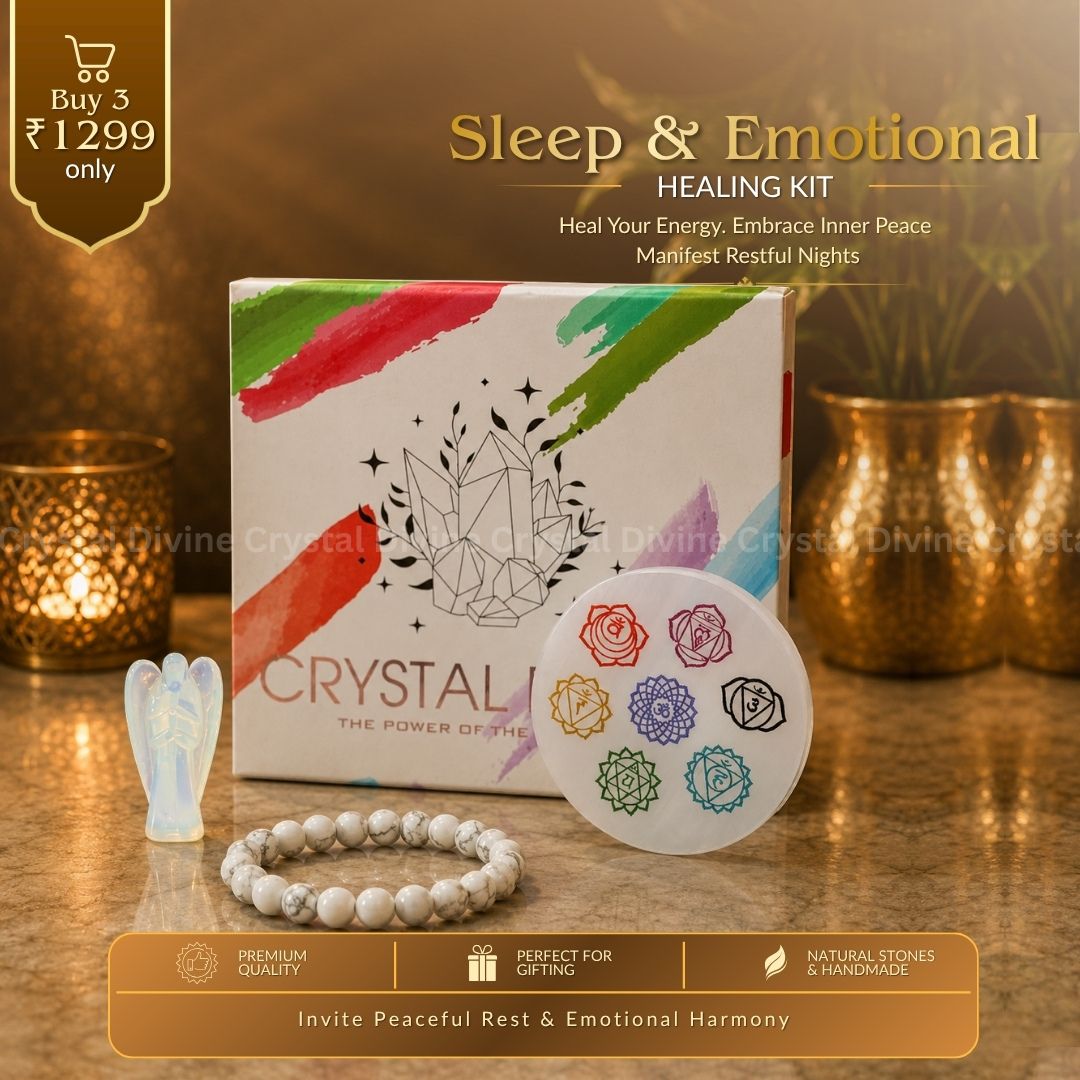 Sleep & Emotional Healing Kit (Howlite, Opalite, Selenite )