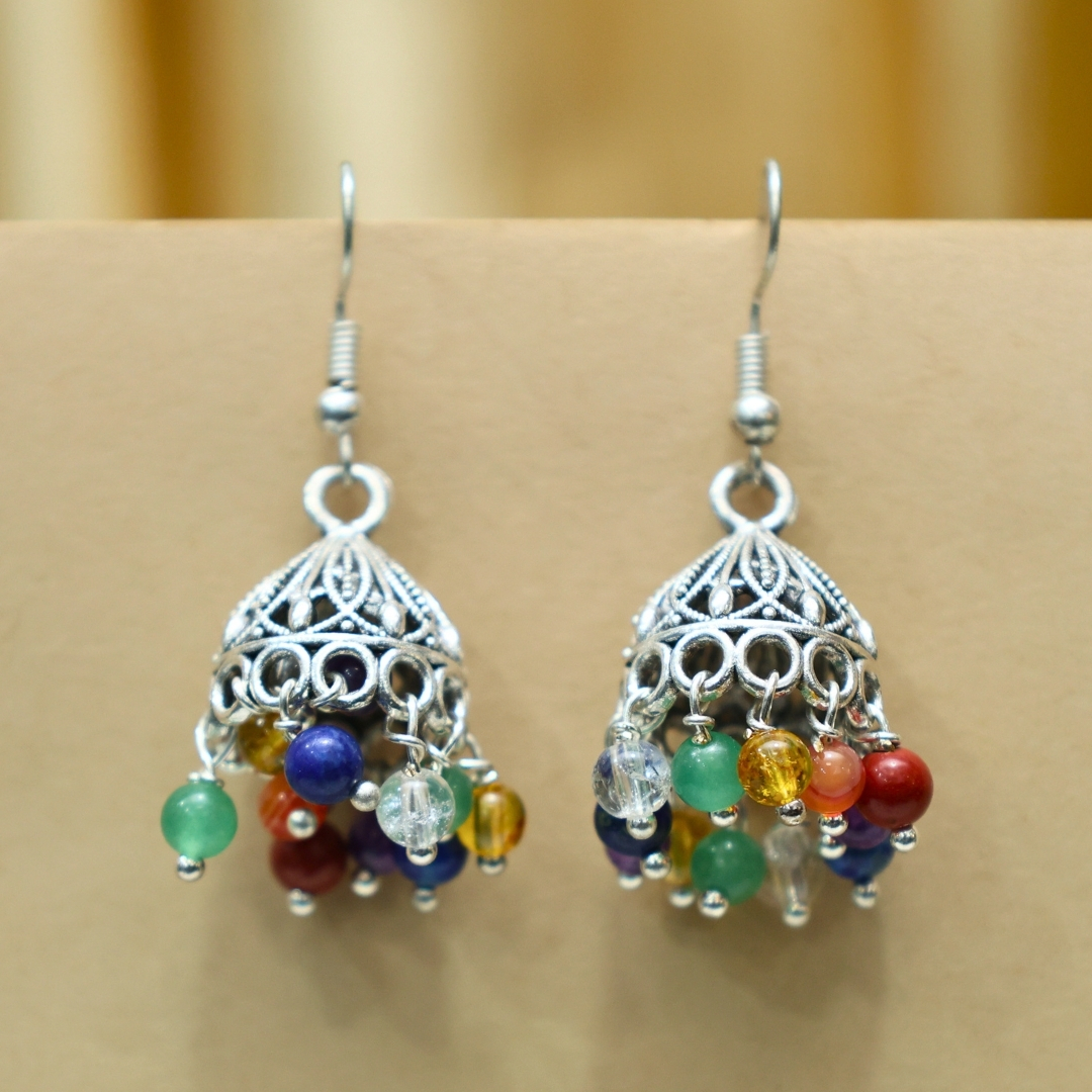 7 Chakra Crystal Earrings
