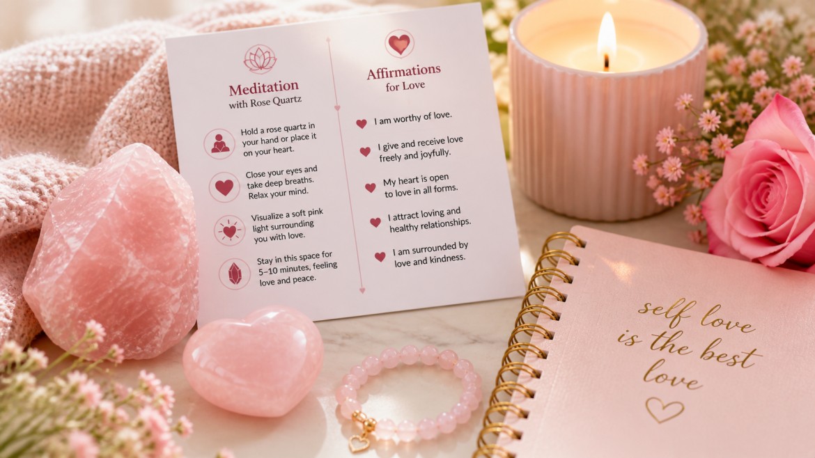 rose quartz benefits for love and healing