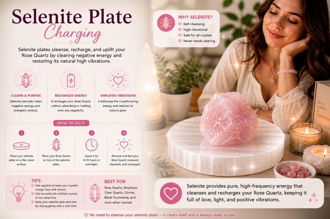 Selenite Charging Plate