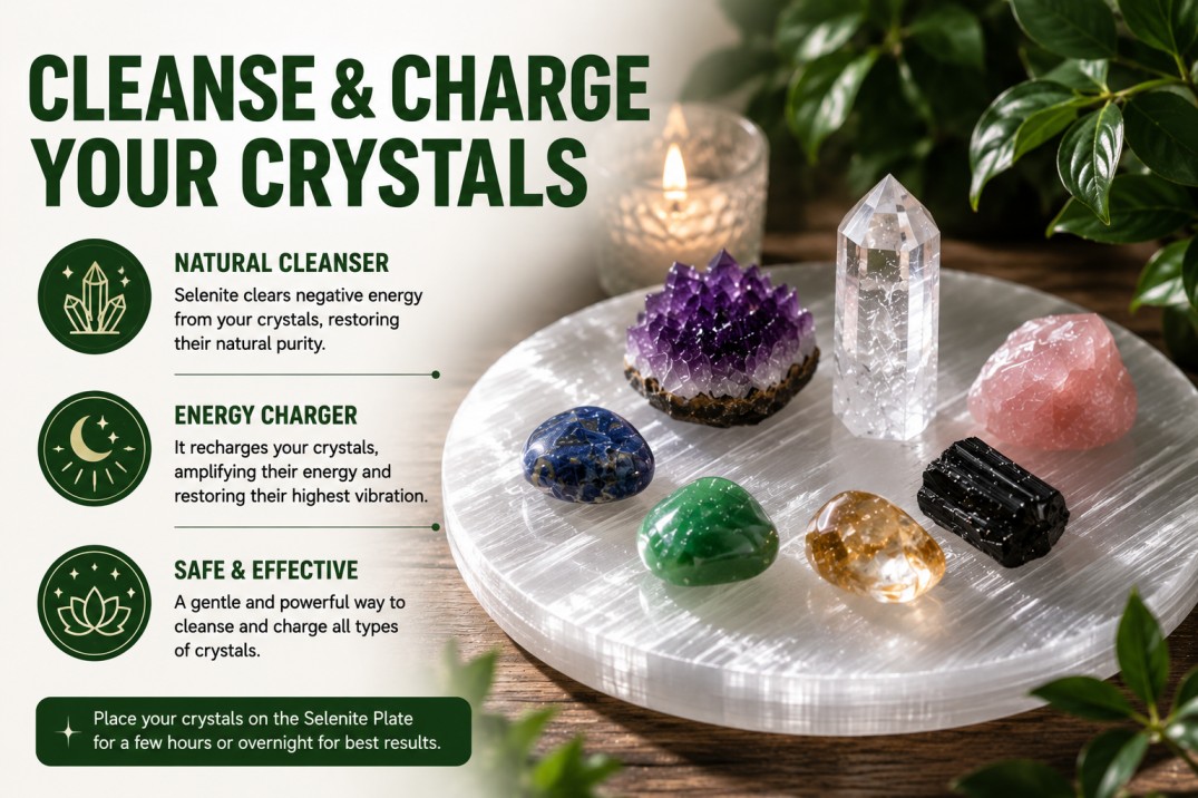 Selenite Charging Plate