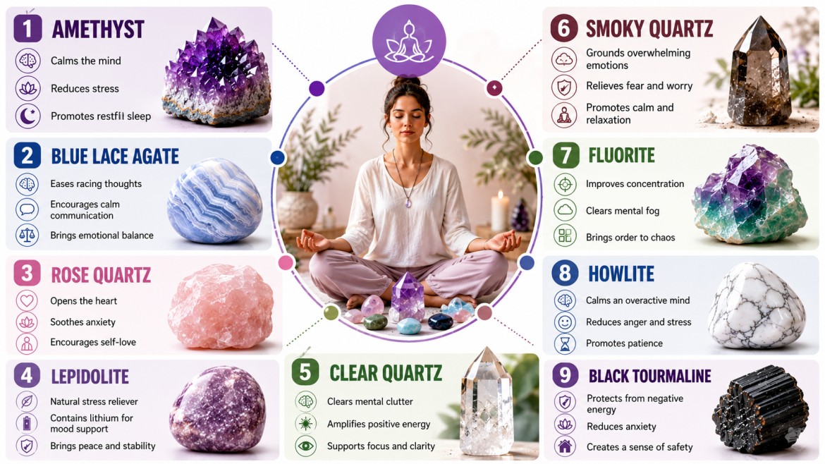 Which Crystals Help With Overthinking?