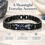 Sagittarius Zodiac Bracelet with Certificate-8mm(Confidence, Positivity & Spiritual Growth)