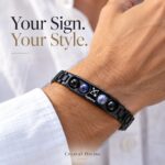 Sagittarius Zodiac Bracelet with Certificate-8mm(Confidence, Positivity & Spiritual Growth)