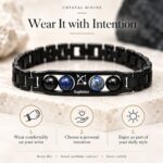 Sagittarius Zodiac Bracelet with Certificate-8mm(Confidence, Positivity & Spiritual Growth)