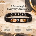Leo Zodiac Bracelet with Certificate-8mm (Confidence & Courage)