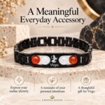 Virgo Zodiac Bracelet with Certificate-8mm(Confidence & Self-Worth)