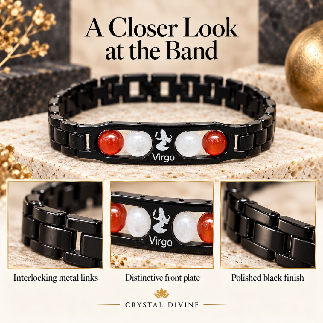 Virgo Zodiac Bracelet with Certificate-8mm(Confidence & Self-Worth)