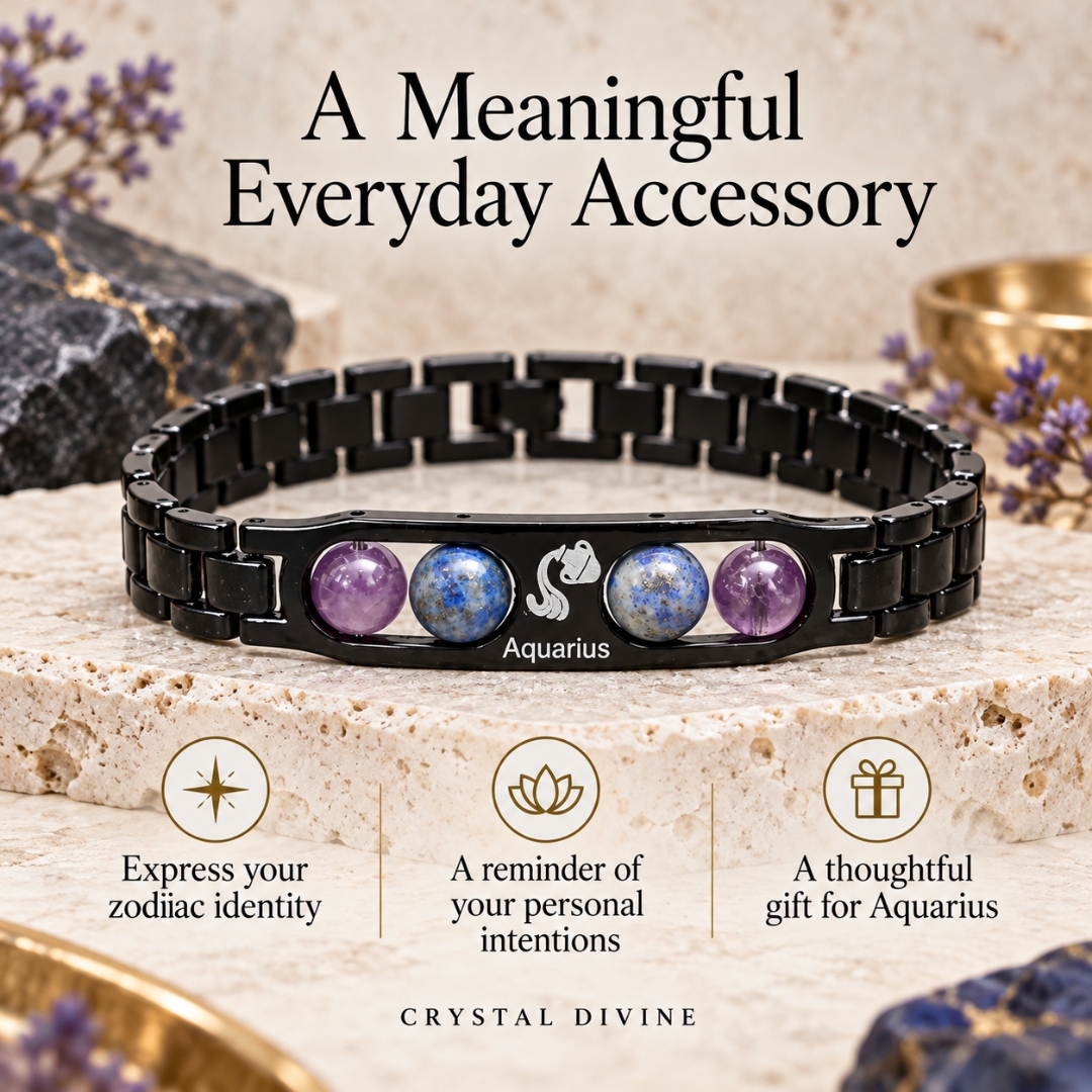 Aquarius Zodiac Bracelet