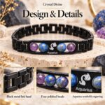Aquarius Zodiac Bracelet with Certificate-8mm(Boosts Creativity & Innovation)
