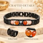 Taurus Zodiac Bracelet with Certificate-8mm(Stability & Grounding)