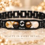 Pisces Zodiac Bracelet with Certificate-8mm (Emotional balance & inner peace)