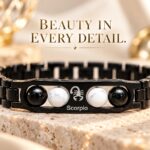 Scorpio Zodiac Bracelet with Certificate-8mm(Emotional Strength & Protection)