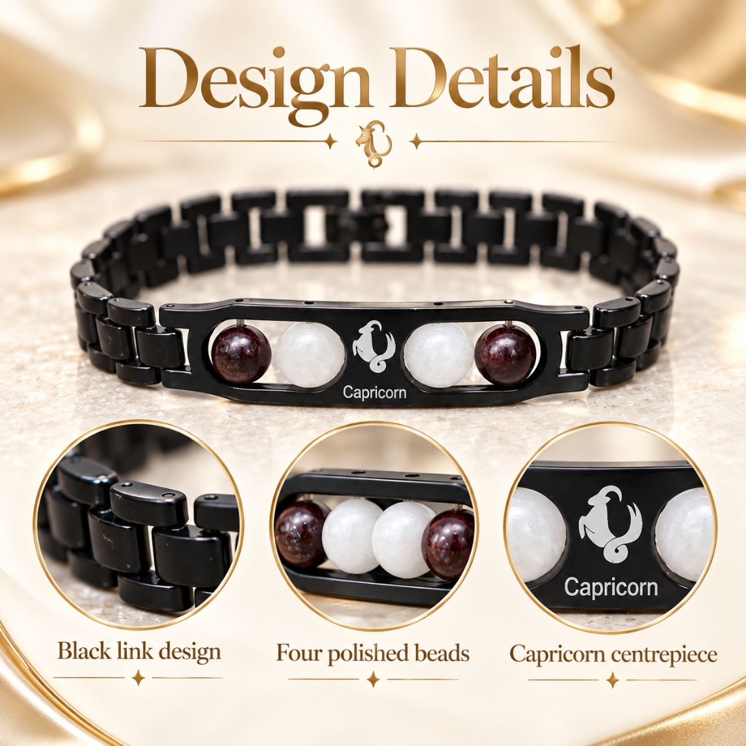 Capricorn Zodiac Bracelet (Focus & Determination)