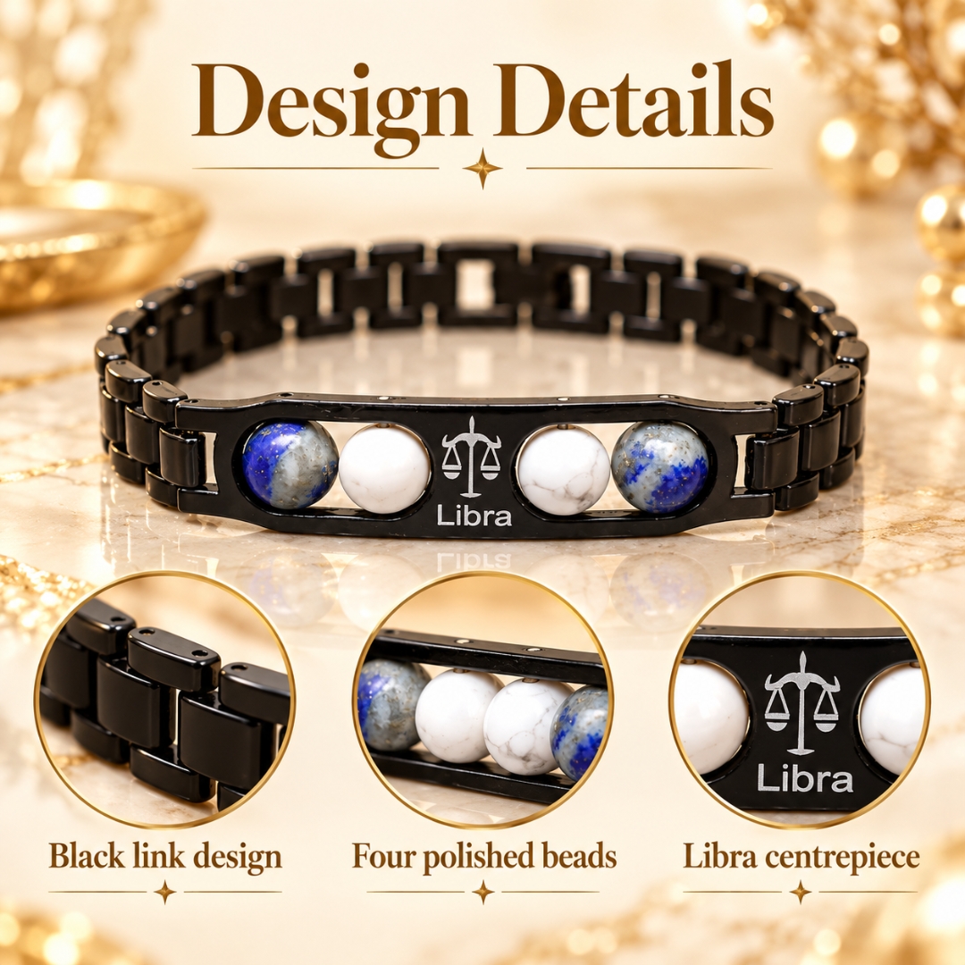 Libra Zodiac Bracelet (Promotes Balance & Harmony)